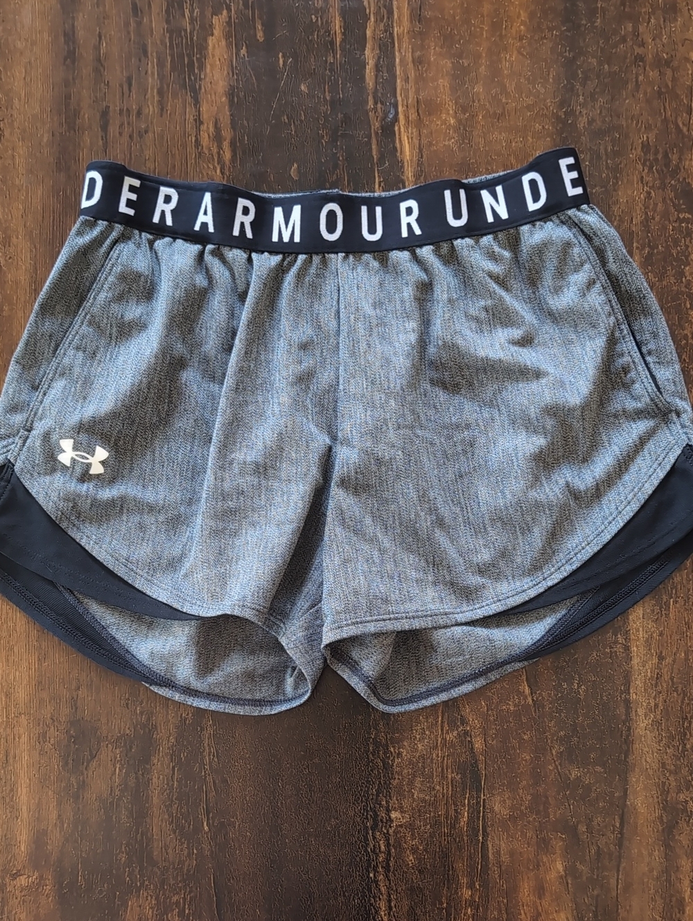 Under Armour Gray Heather Athletic Shorts